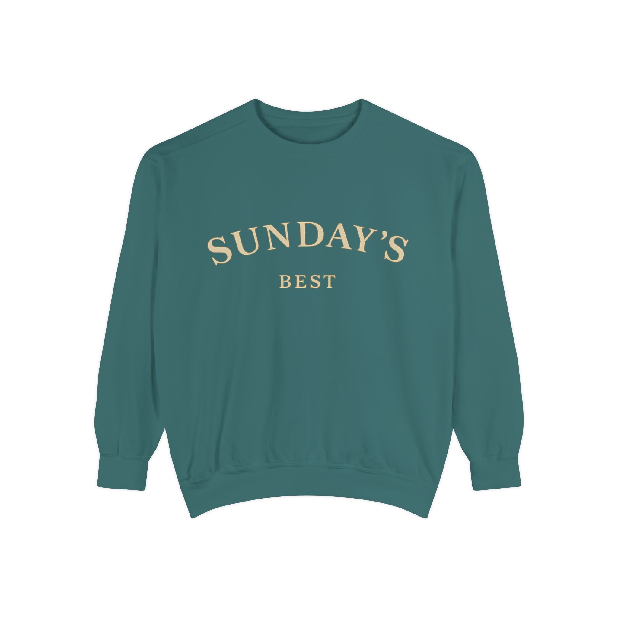 Sunday's Best Sweatshirt — Cozy Garment-Dyed Crewneck