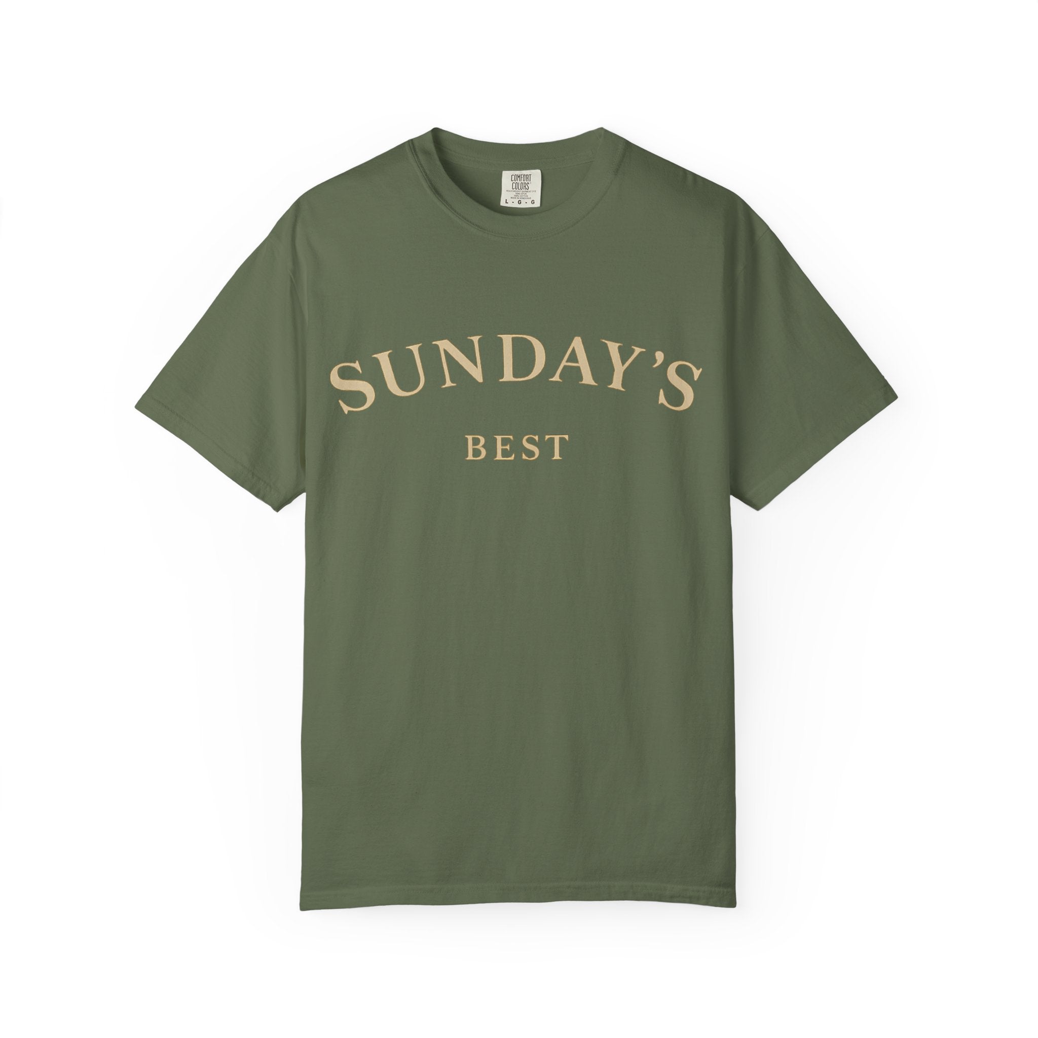 Sunday's Best T‑Shirt — Casual Cream Graphic Tee