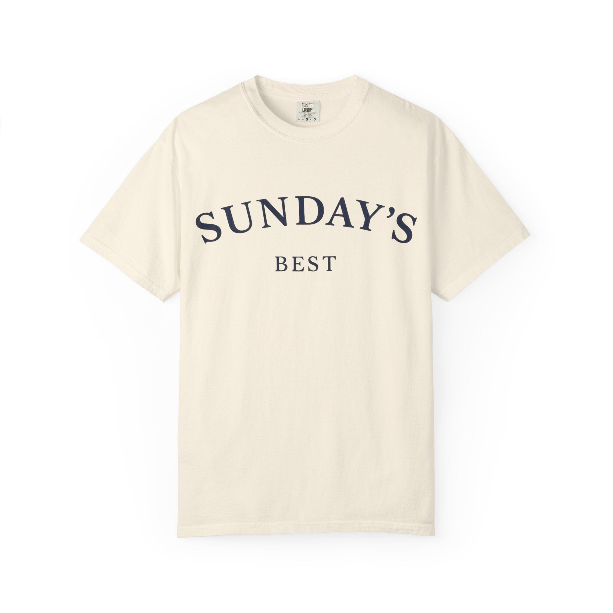 Sunday's Best T‑Shirt — Casual Cream Graphic Tee