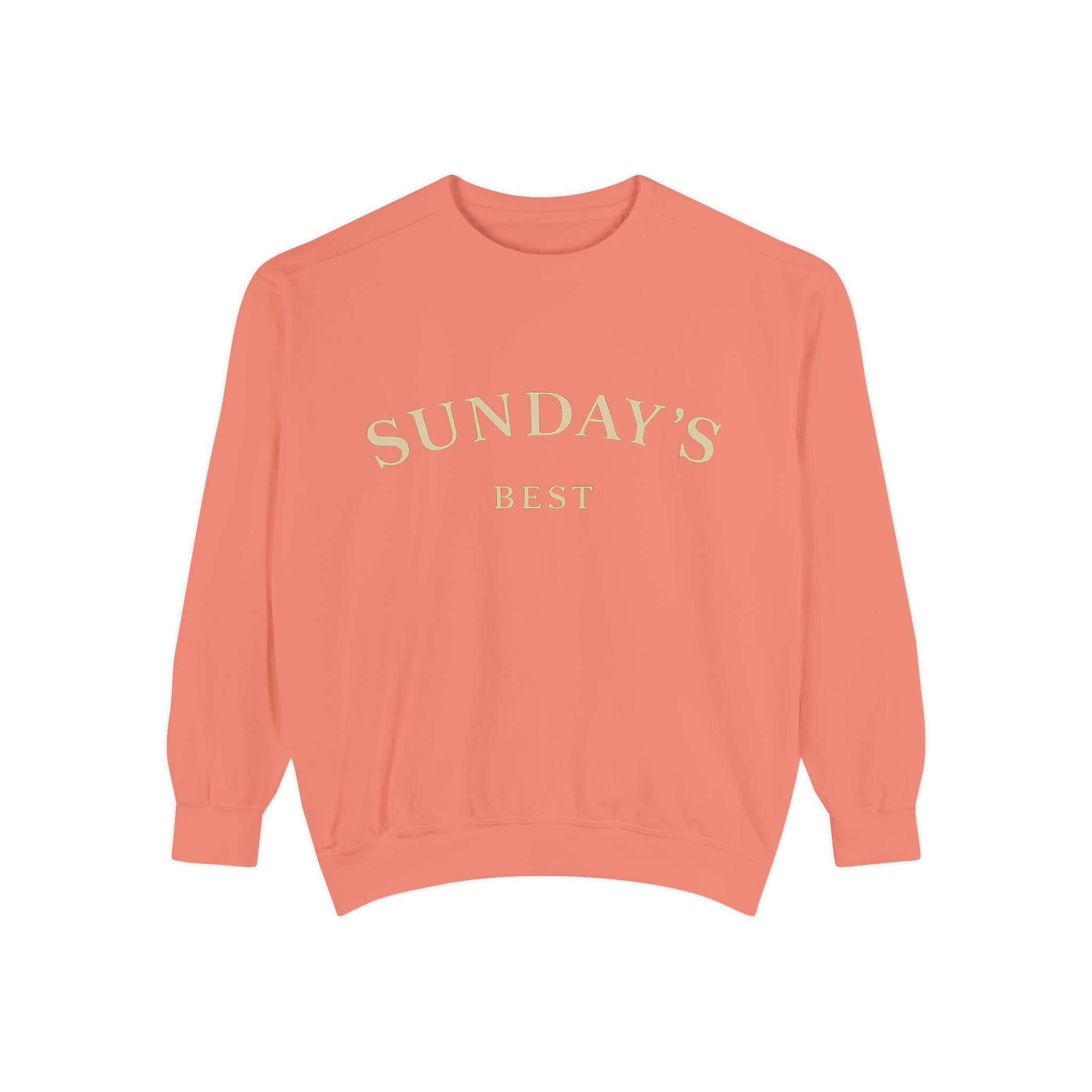 Sunday's Best Sweatshirt — Cozy Garment-Dyed Crewneck