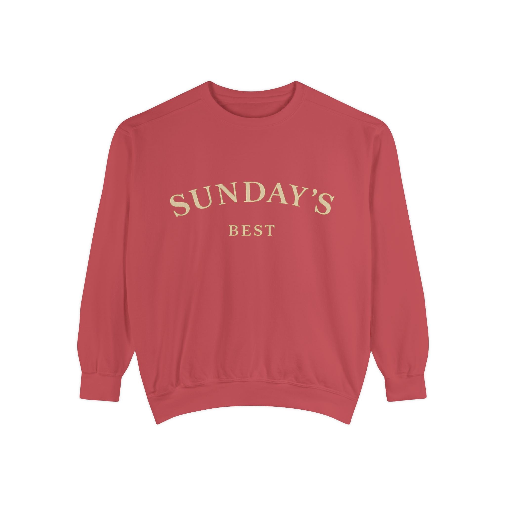 Sunday's Best Sweatshirt — Cozy Garment-Dyed Crewneck