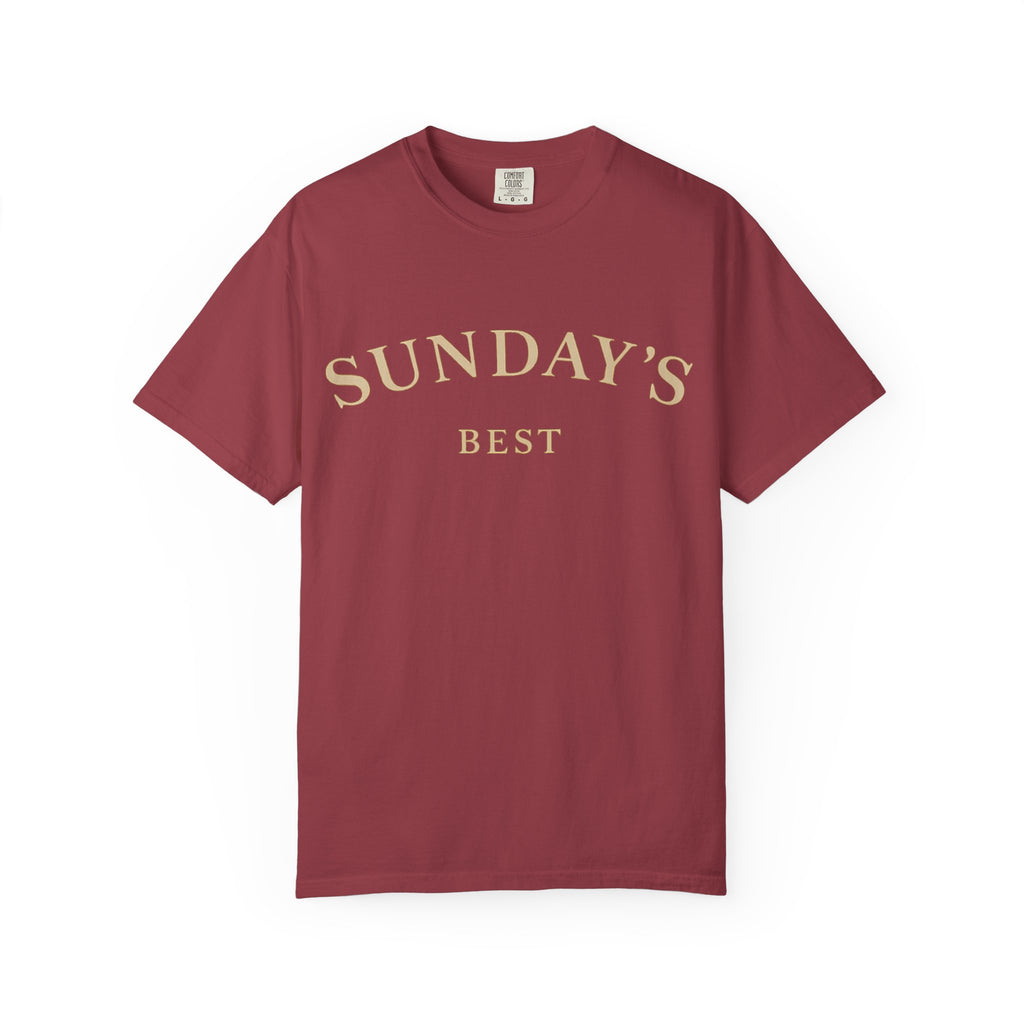 Sunday's Best T‑Shirt — Casual Cream Graphic Tee