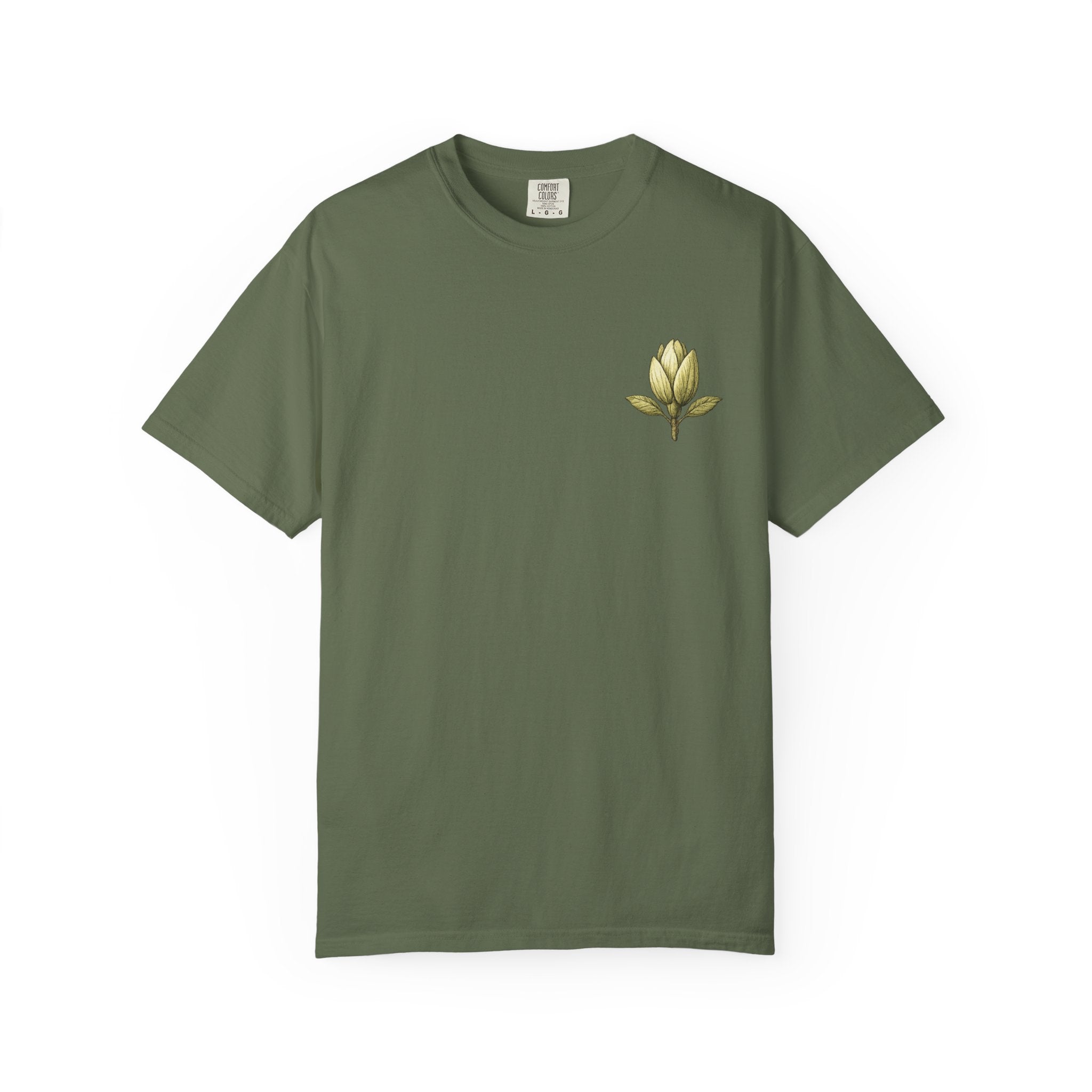 Homegrown Tree T-Shirt — 'Homegrown' Chest Logo Botanical Tee
