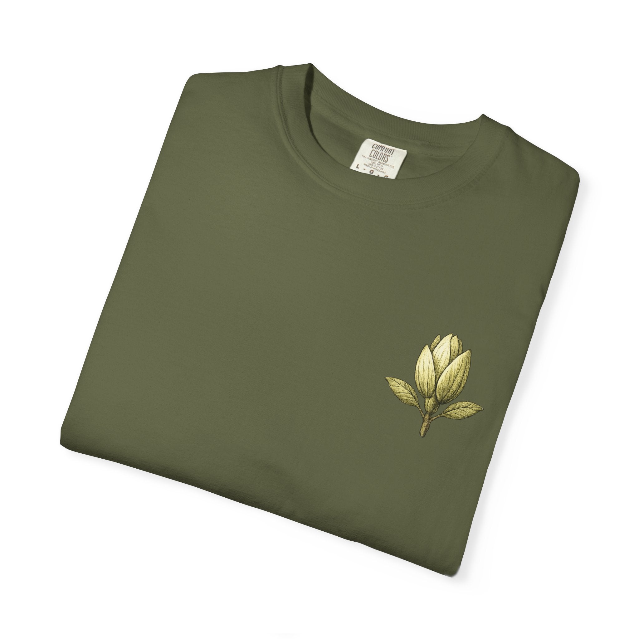 Homegrown Tree T-Shirt — 'Homegrown' Chest Logo Botanical Tee