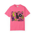 Witchy Cat Moon Ouija Board T-shirt | Neon Goth Magic Halloween