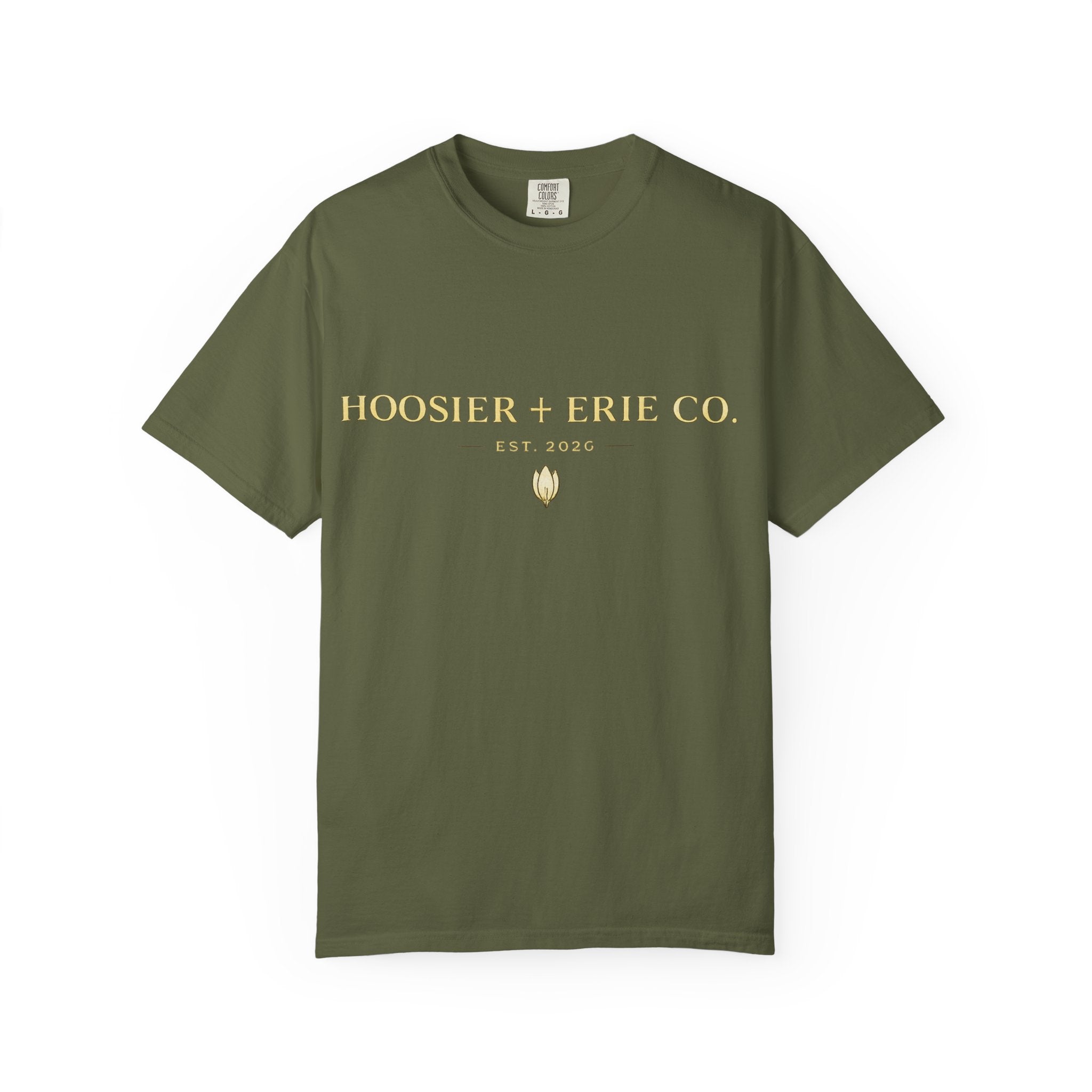 Hoosier + Erie Co. Est. 2020 Vintage Garment-Dyed T-Shirt