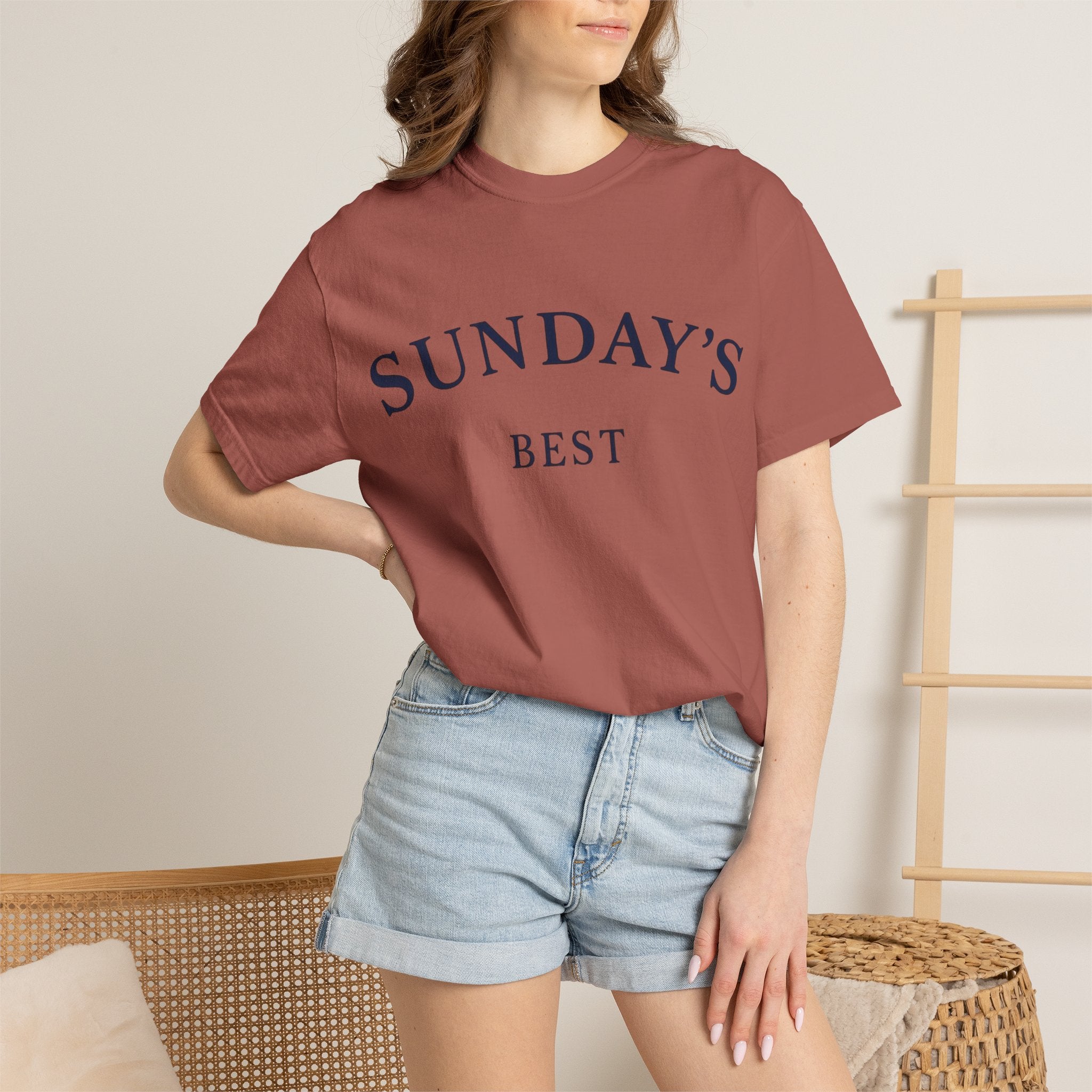 Sunday's Best T‑Shirt — Casual Cream Graphic Tee