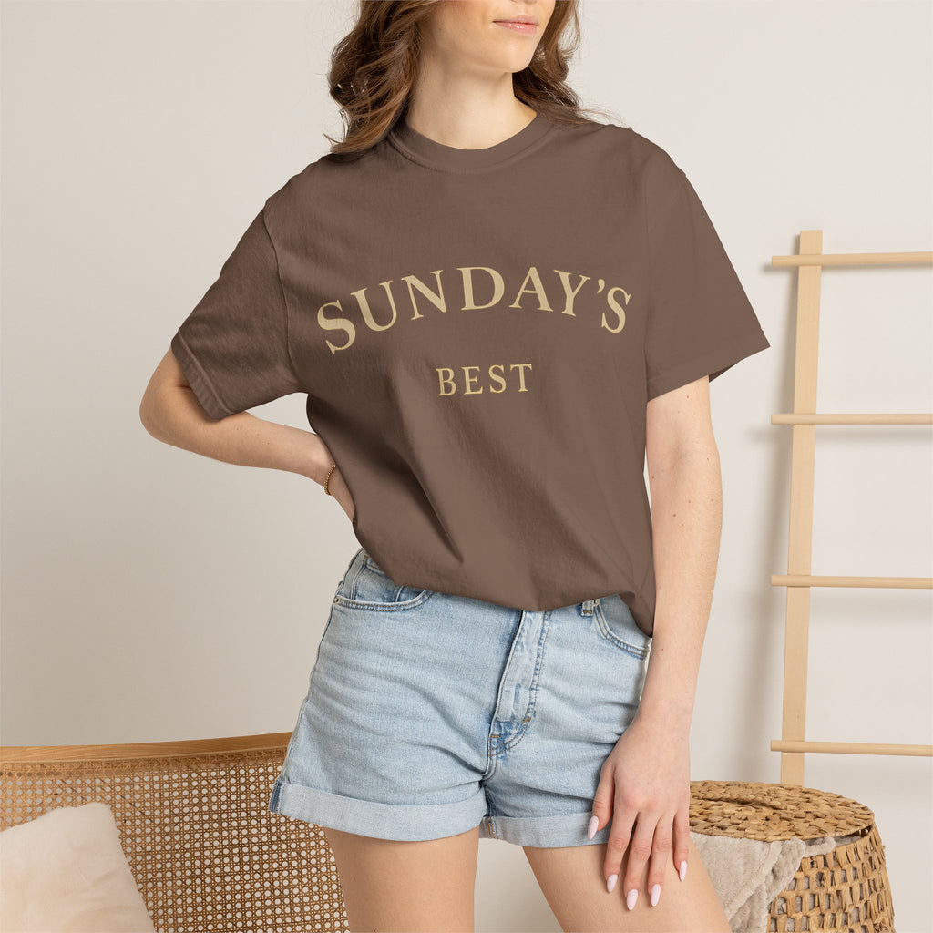 Sunday's Best T‑Shirt — Casual Cream Graphic Tee