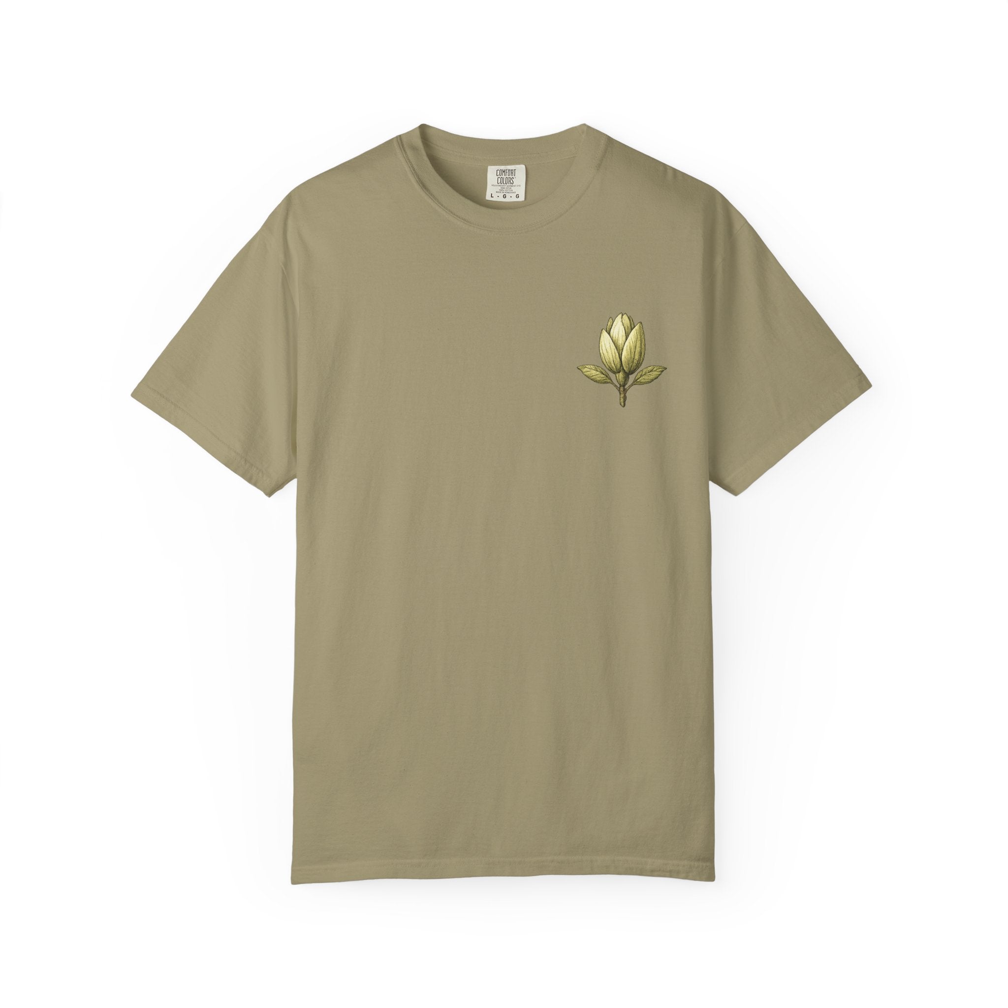 Homegrown Tree T-Shirt — 'Homegrown' Chest Logo Botanical Tee