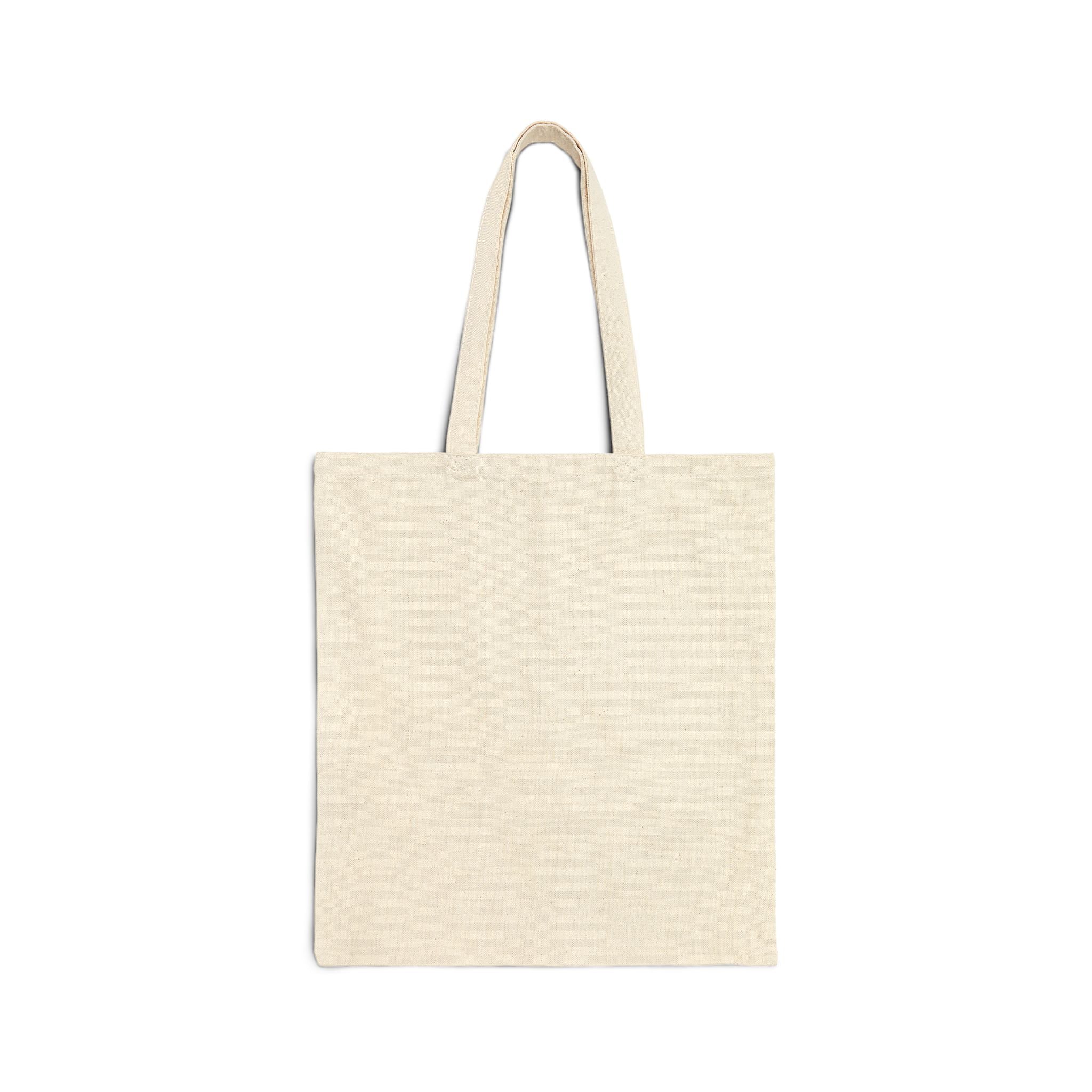 Botanical Meadow Tote Bag — "Gathered With Care" Canvas Shopper