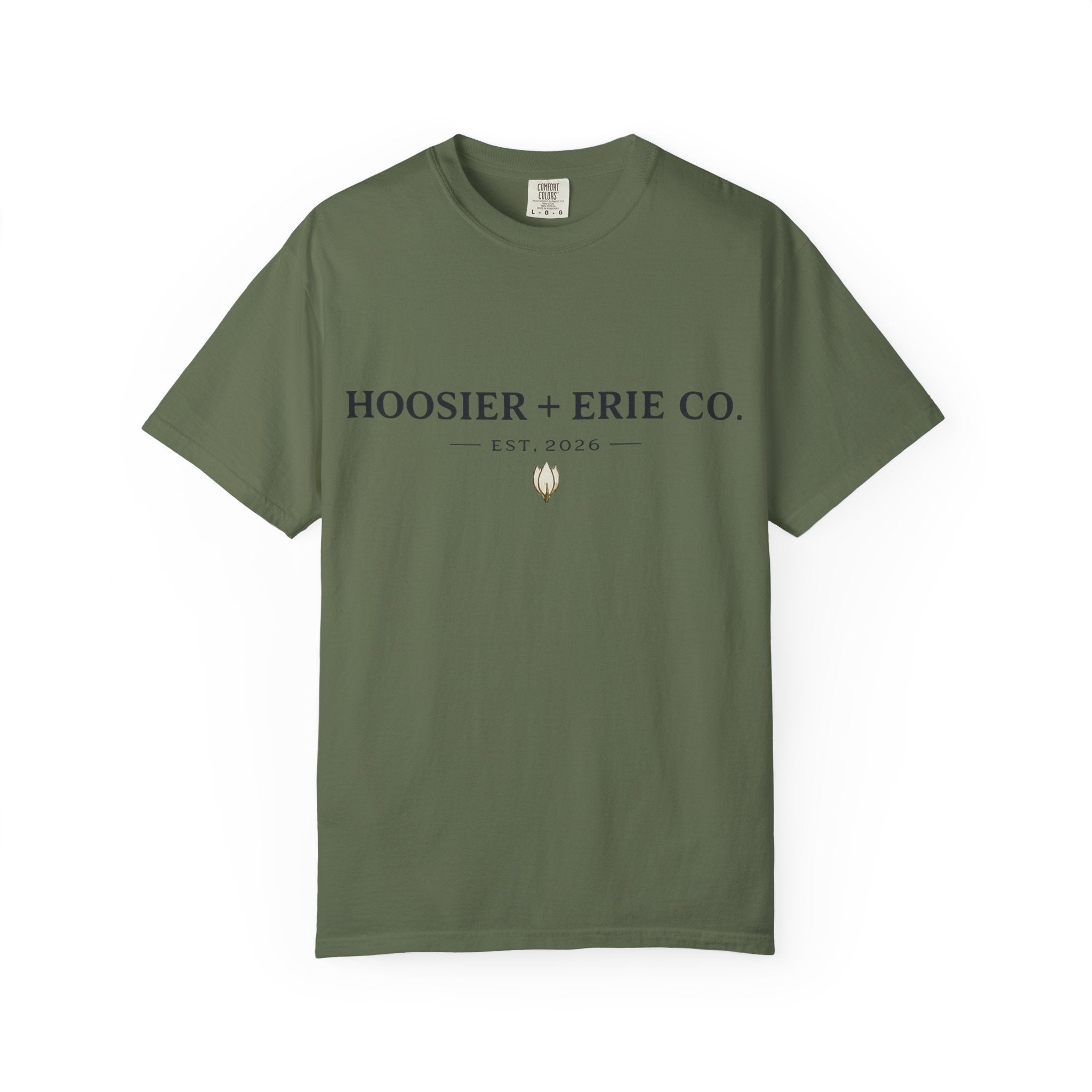 Hoosier + Erie Co. Est. 2020 Vintage Garment-Dyed T-Shirt