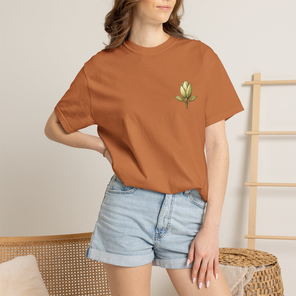 Homegrown Tree T-Shirt — 'Homegrown' Chest Logo Botanical Tee