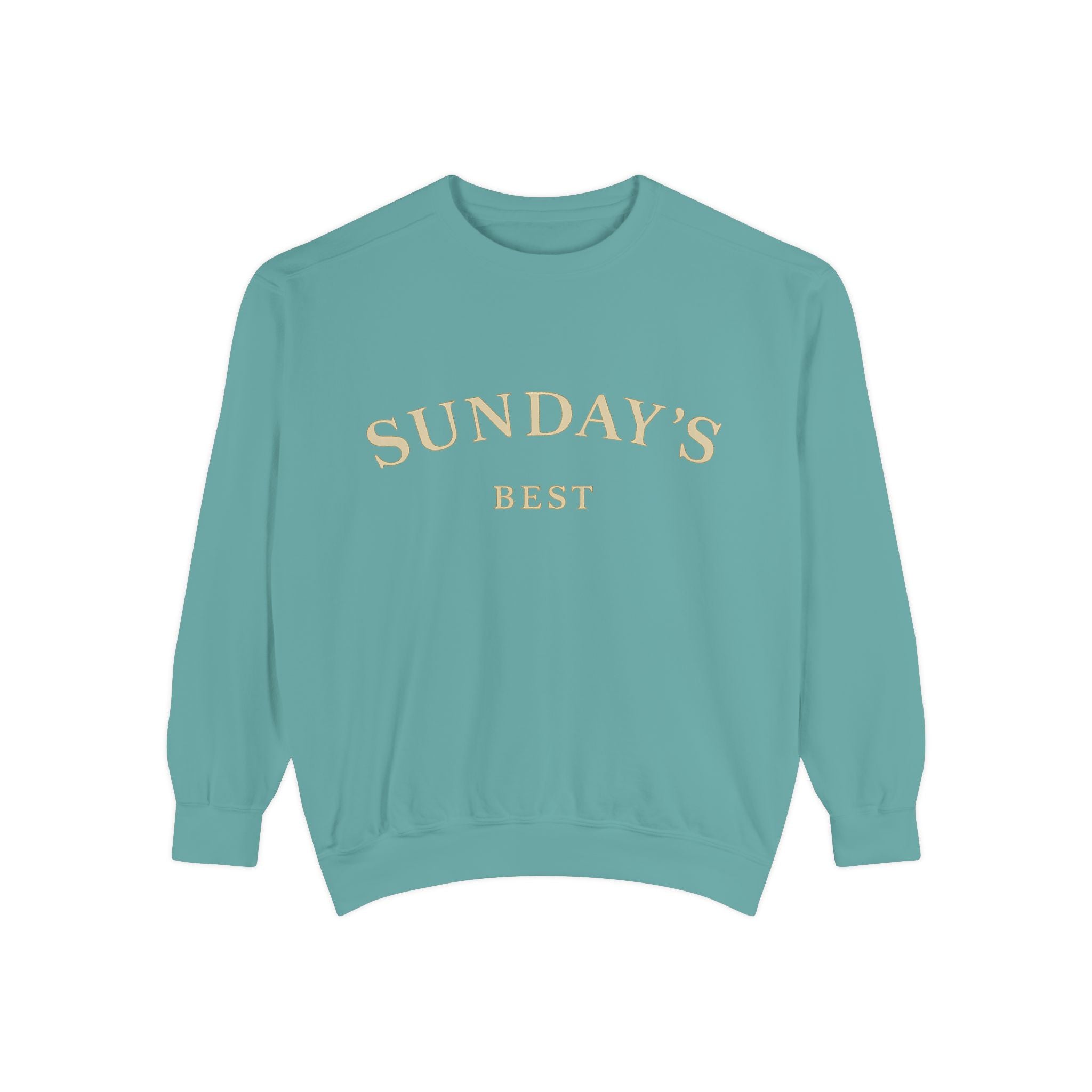 Sunday's Best Sweatshirt — Cozy Garment-Dyed Crewneck
