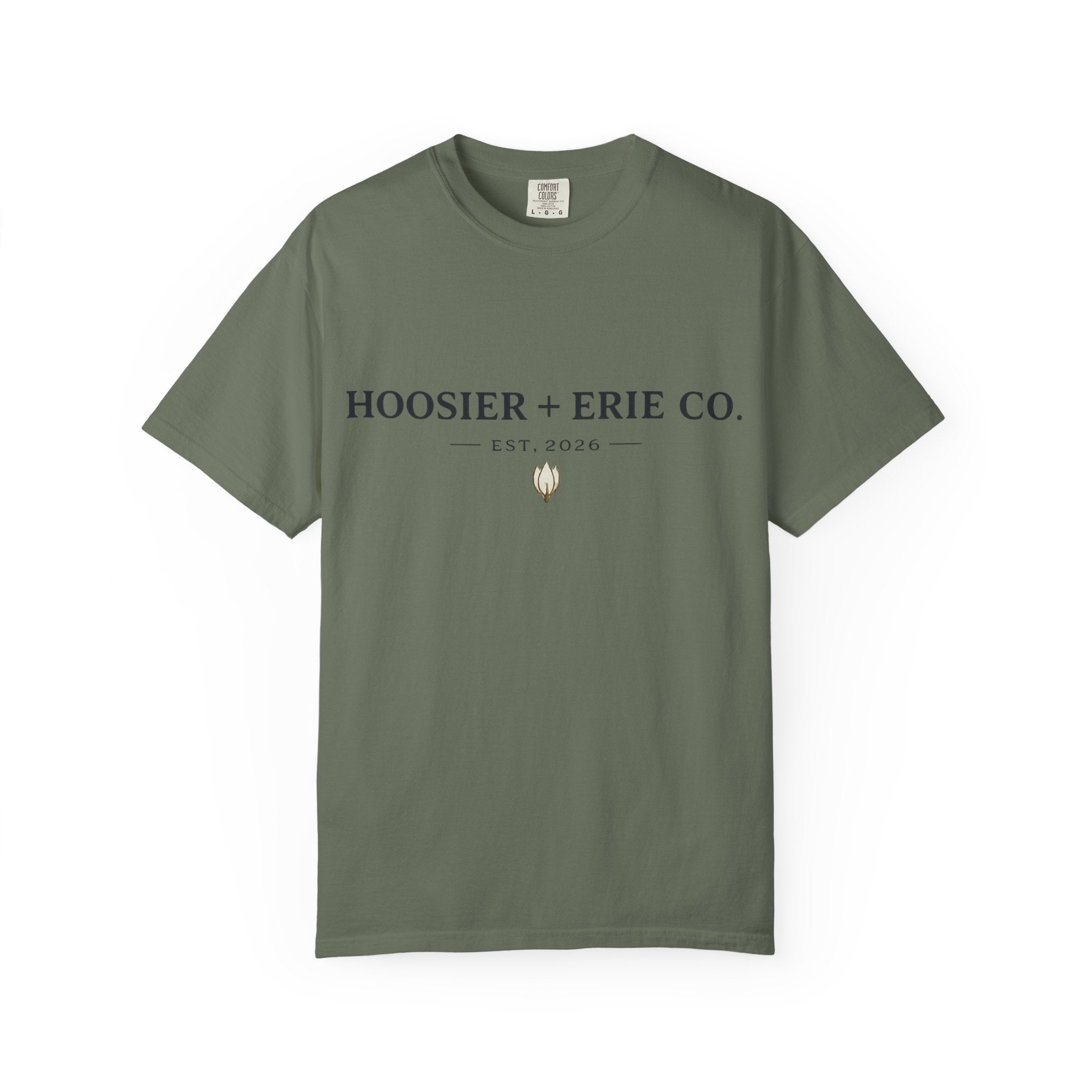 Hoosier + Erie Co. Est. 2020 Vintage Garment-Dyed T-Shirt