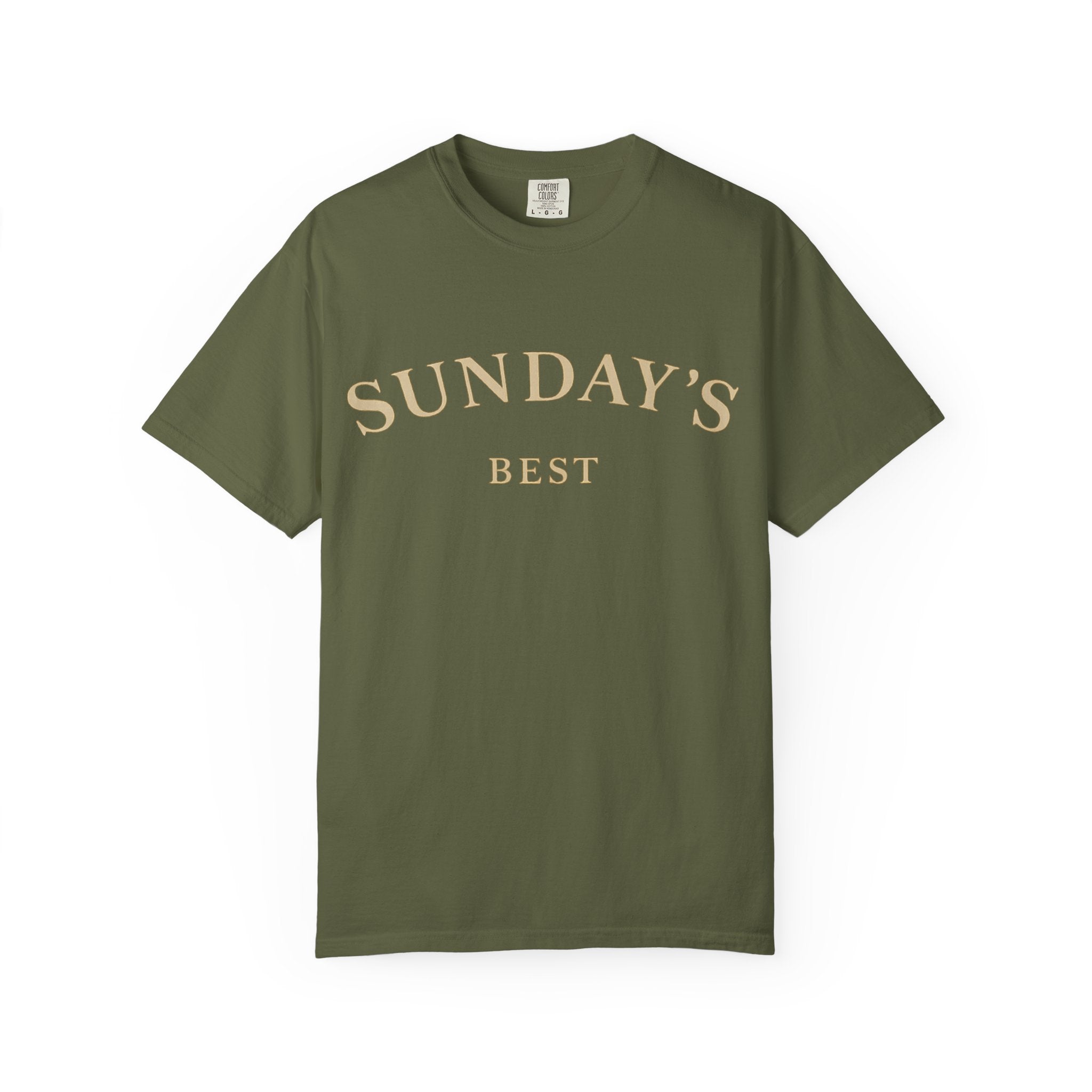 Sunday's Best T‑Shirt — Casual Cream Graphic Tee