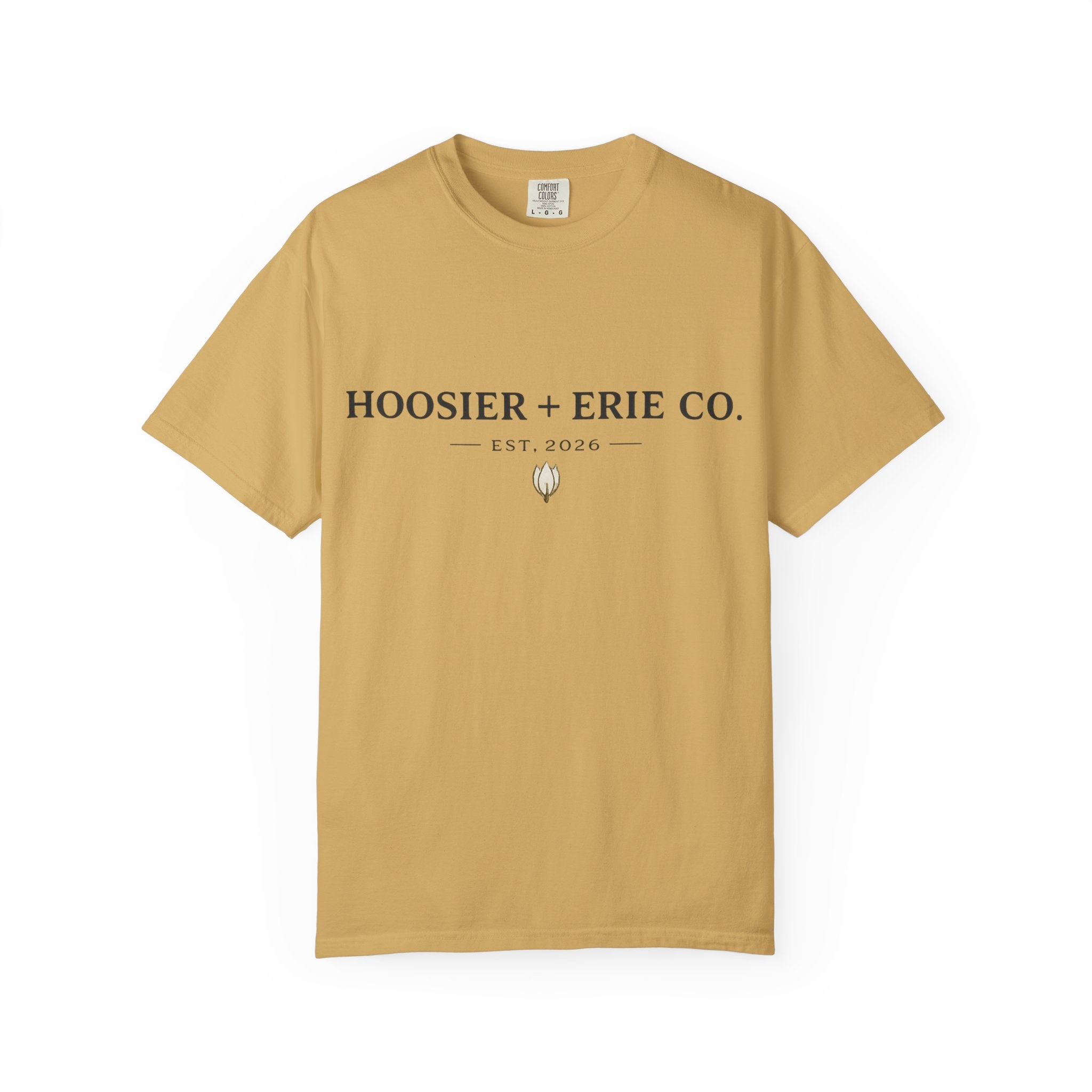 Hoosier + Erie Co. Est. 2020 Vintage Garment-Dyed T-Shirt