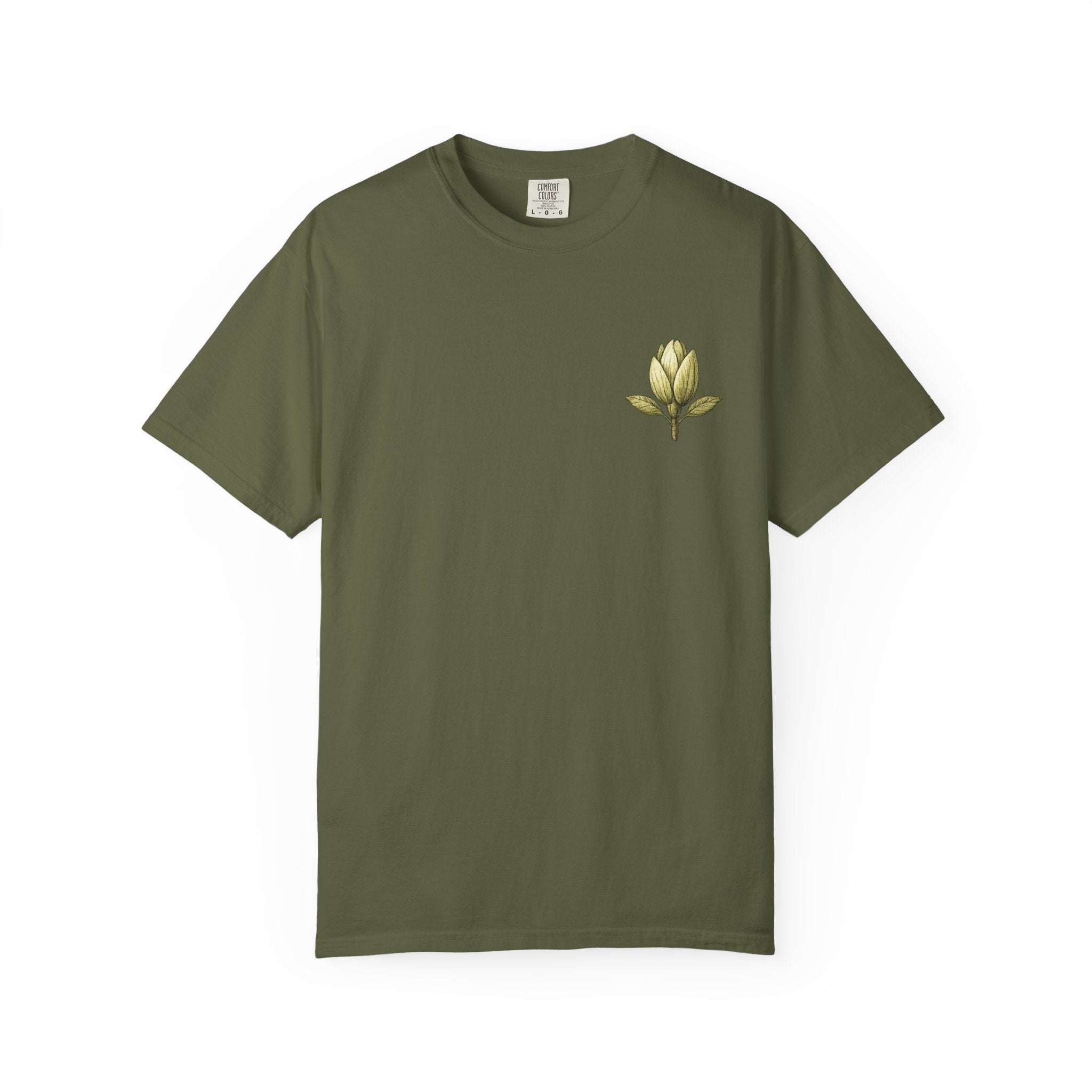 Homegrown Tree T-Shirt — 'Homegrown' Chest Logo Botanical Tee