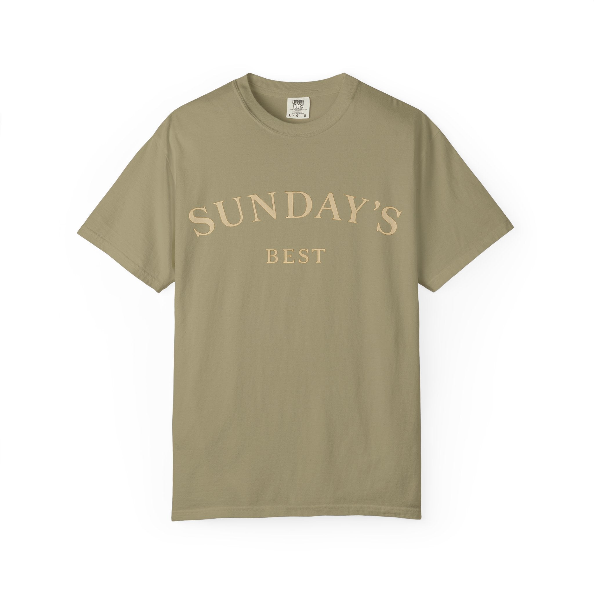 Sunday's Best T‑Shirt — Casual Cream Graphic Tee