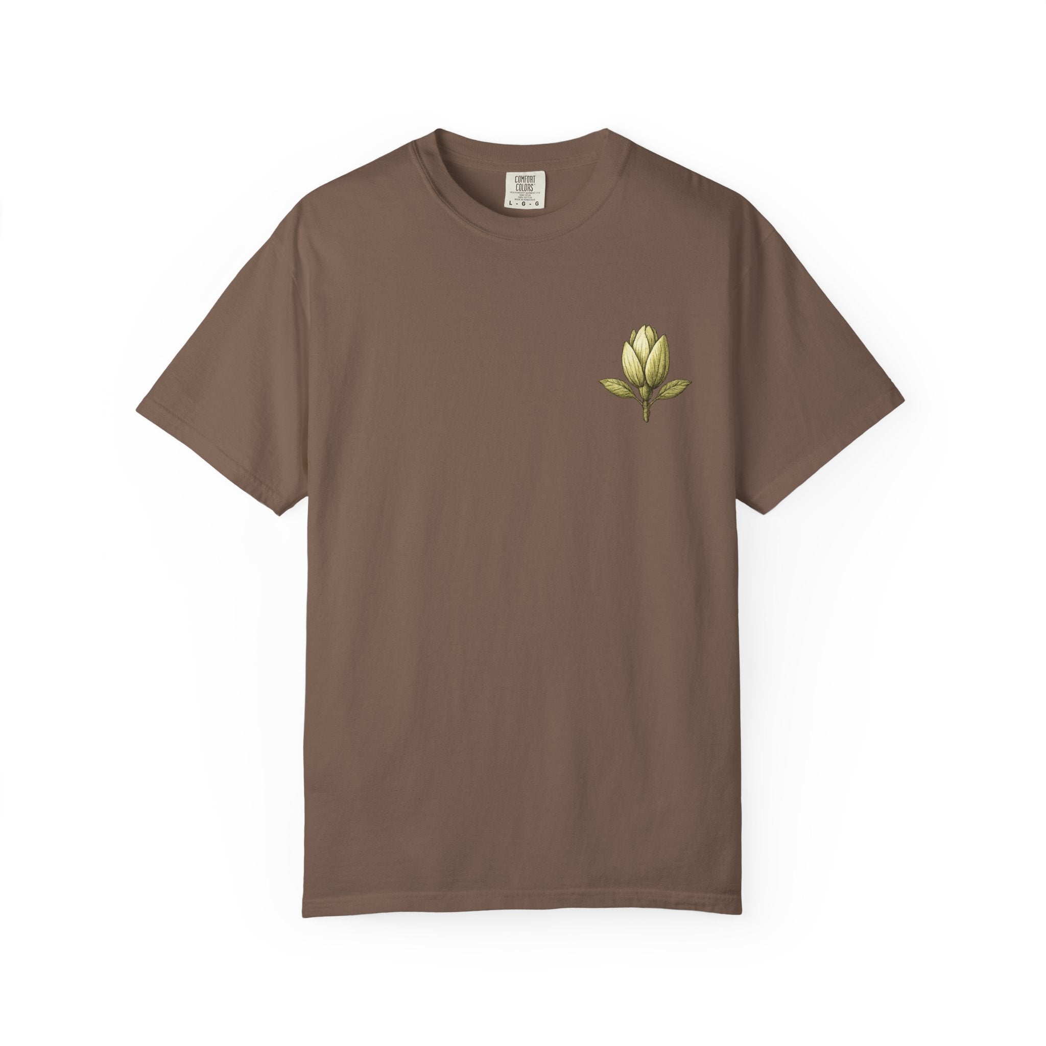 Homegrown Tree T-Shirt — 'Homegrown' Chest Logo Botanical Tee