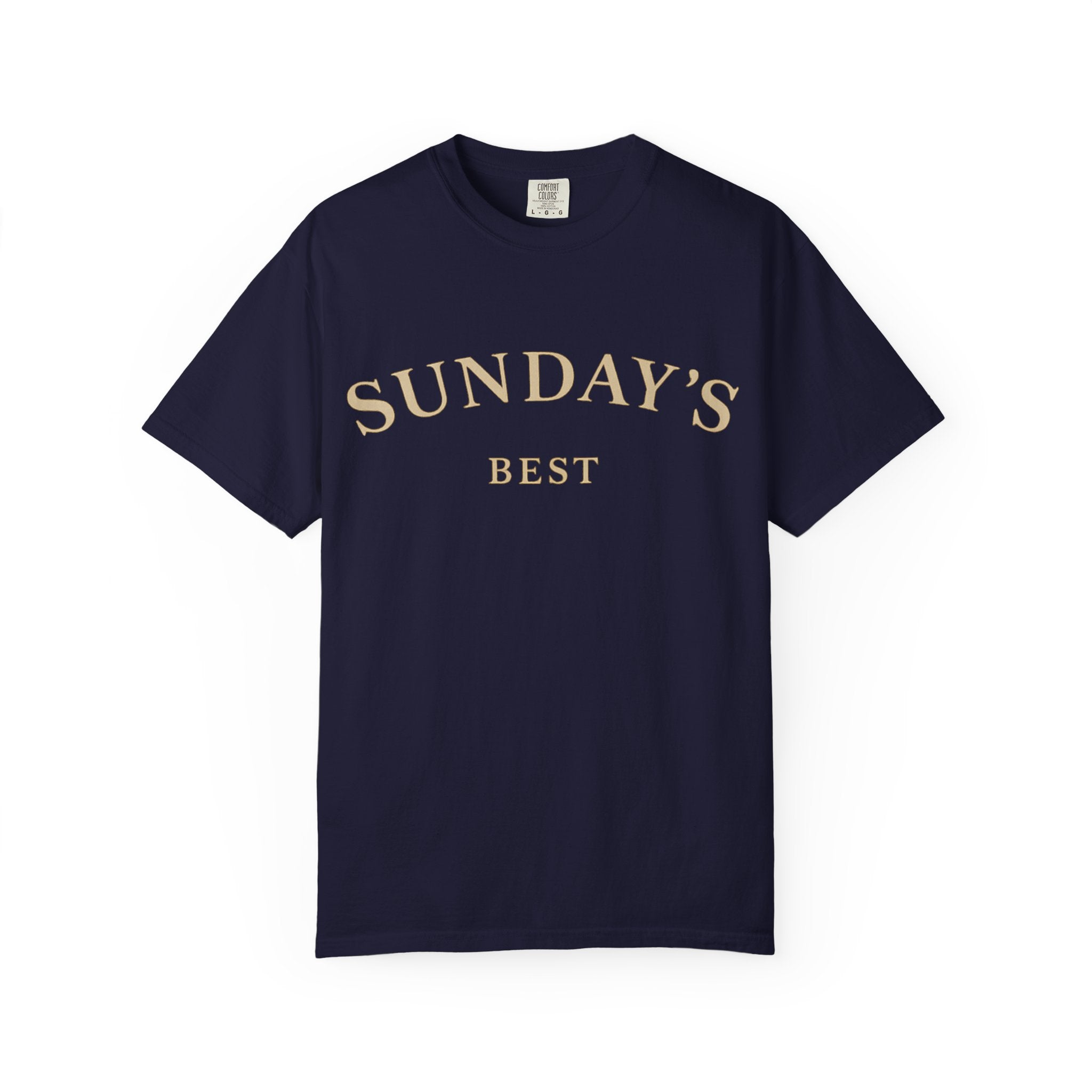 Sunday's Best T‑Shirt — Casual Cream Graphic Tee